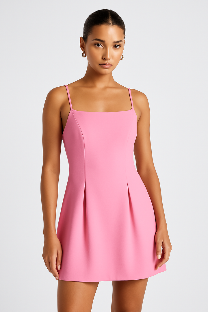 Amelina™ | Faltendes Mini-Kleid