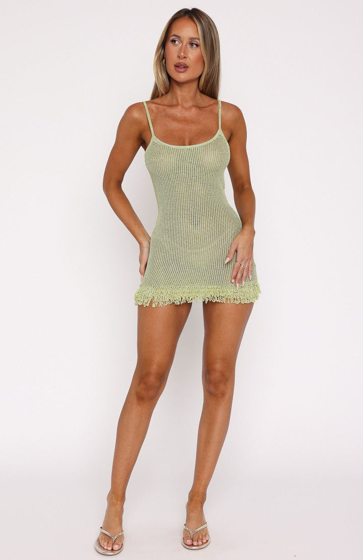 Solea™ | Bronze Strick Mini-Kleid