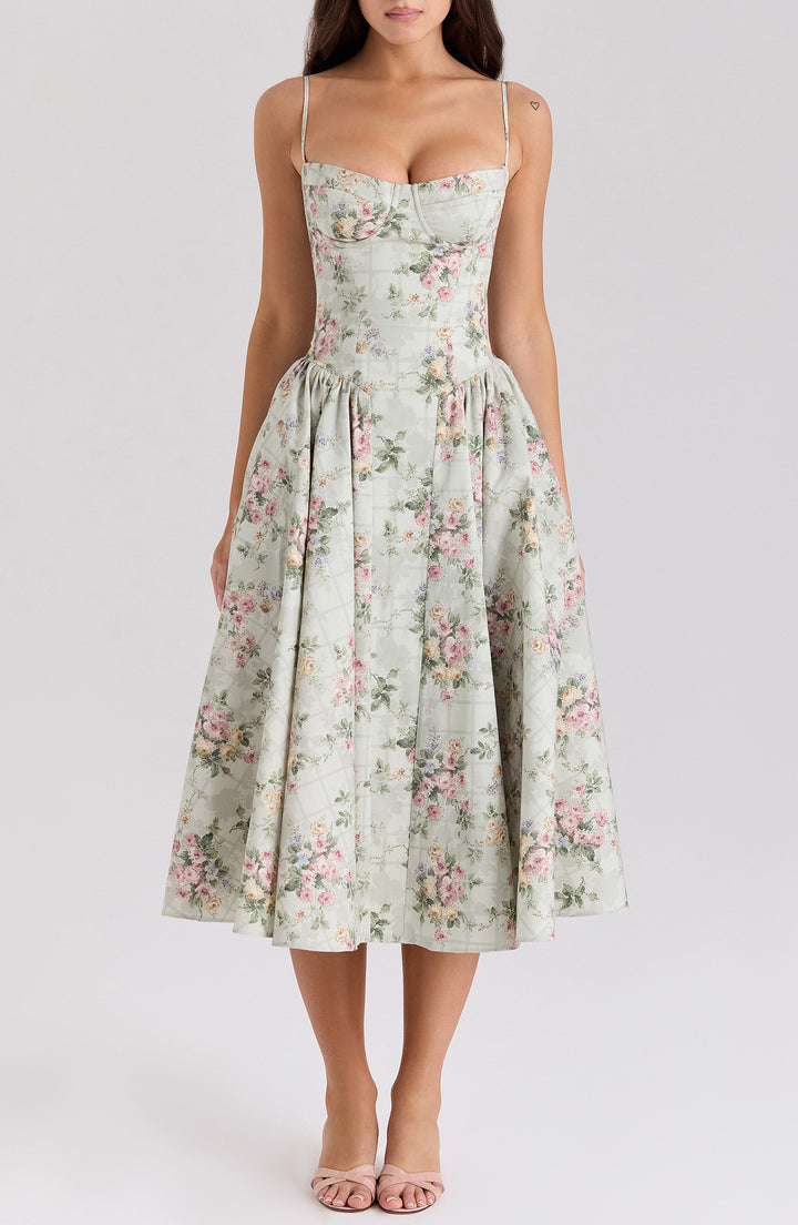 Elara™ | Charm Midi Kleid