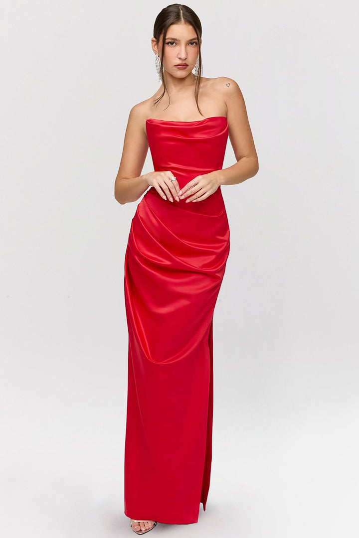 Pariel™ | Trägerloses Maxikleid