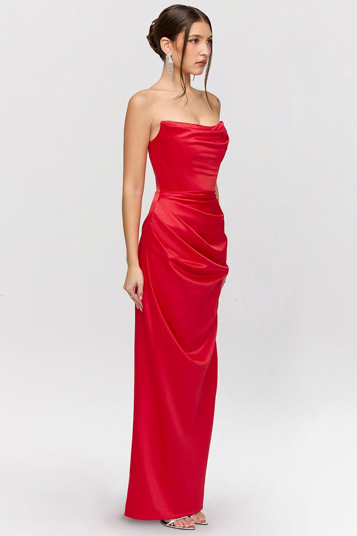 Pariel™ | Trägerloses Maxikleid