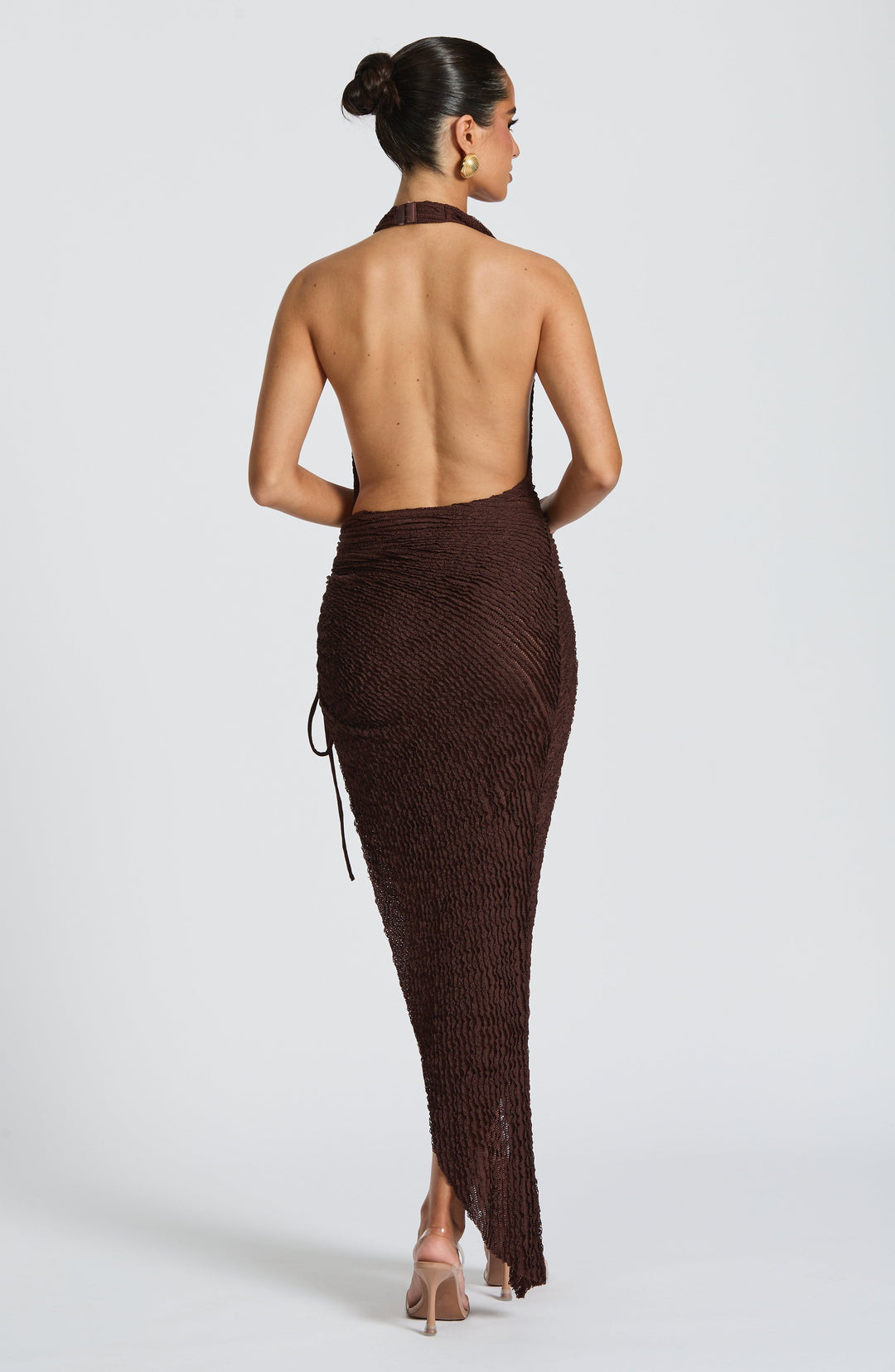 Sienna™ | Drapiertes Halter-Maxikleid