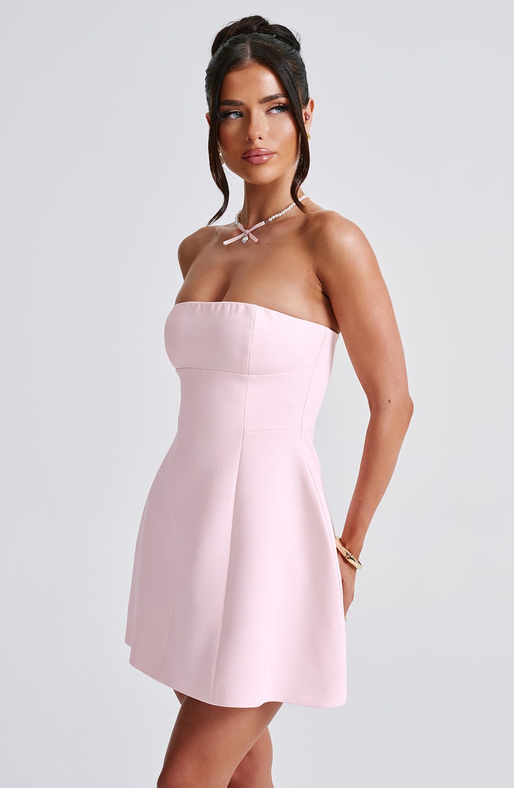 Eloise™ | Sculpted Strapless Mini Kleid