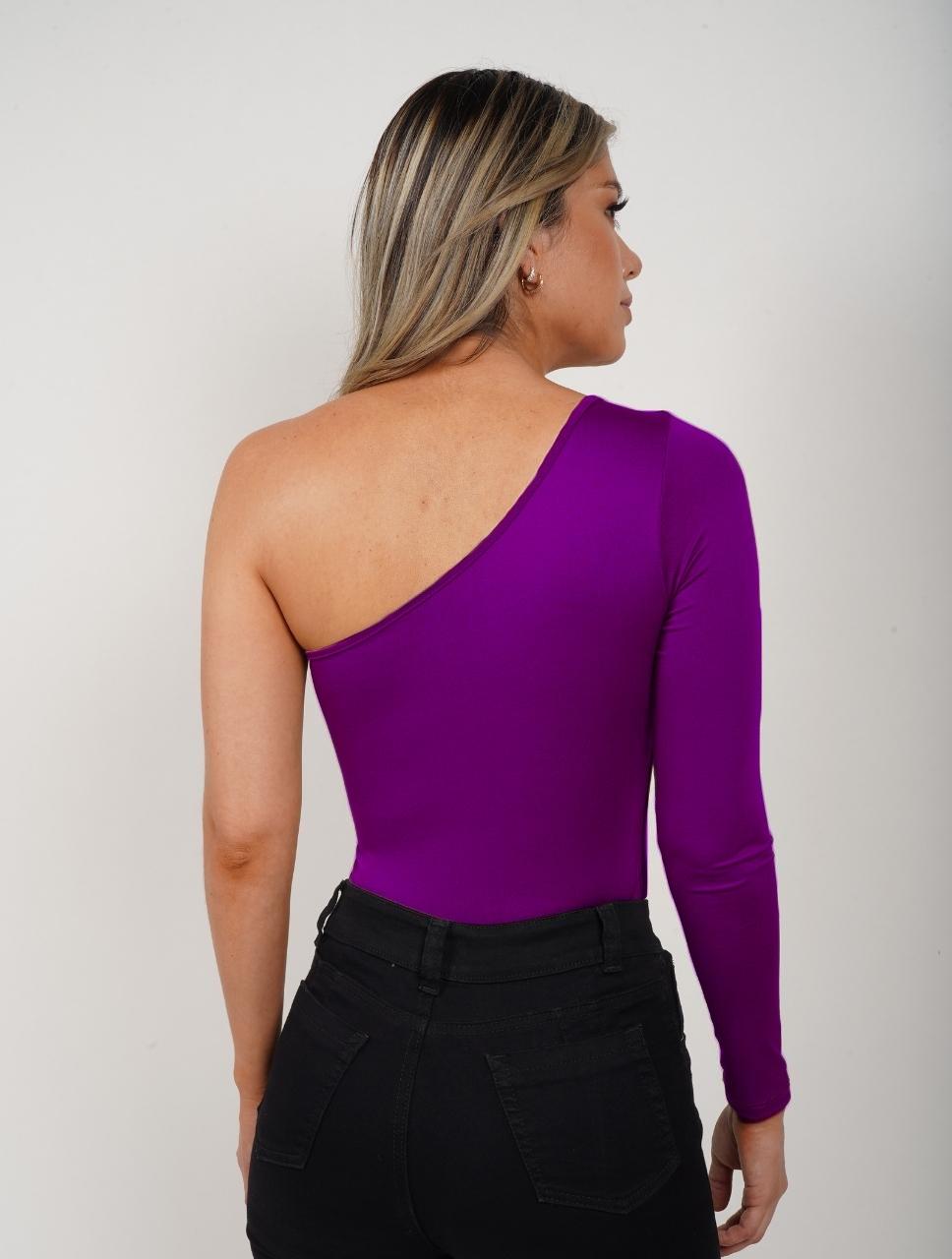 Deravyn™ | Ein-Schulter Bodysuit