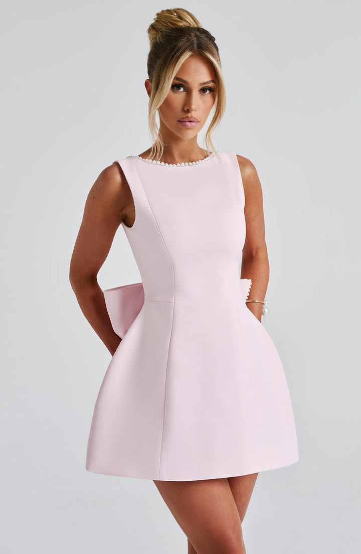Elle™ | Perlen Schleife Mini Kleid