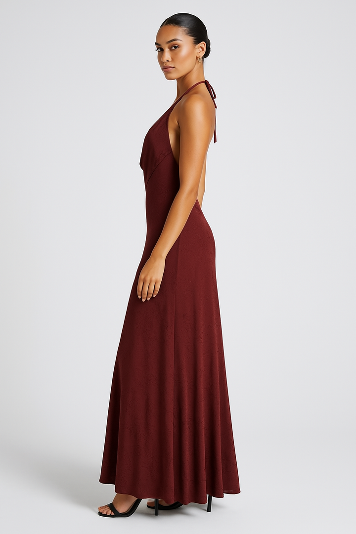 Jessina™ | Raffung Midi Kleid