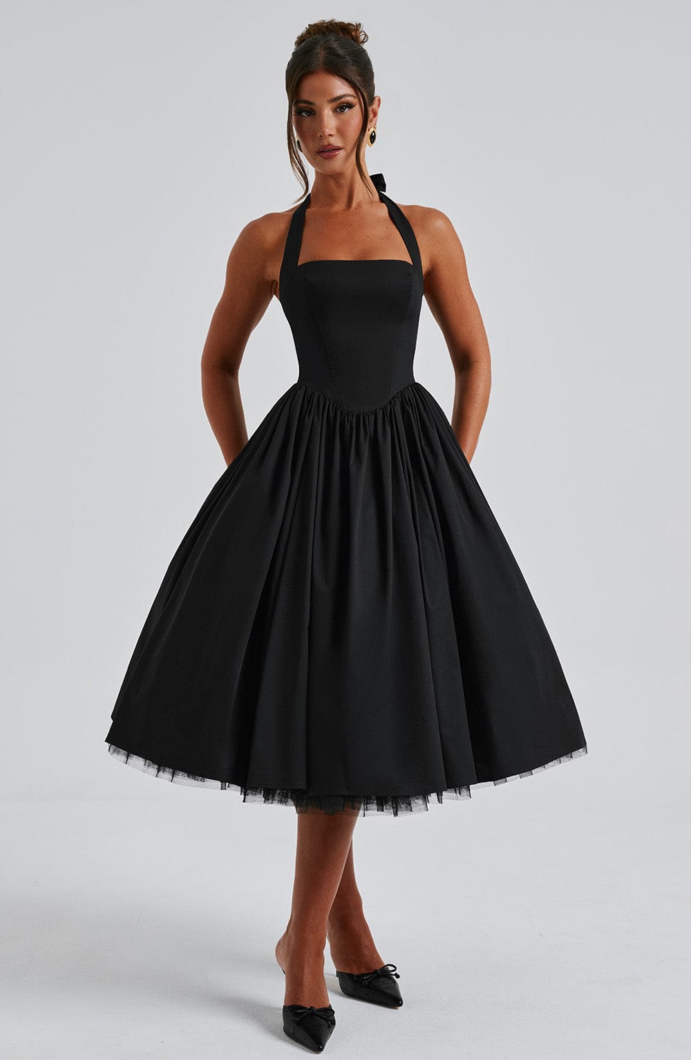 Elodie™ | Blush Halter Tee-Kleid