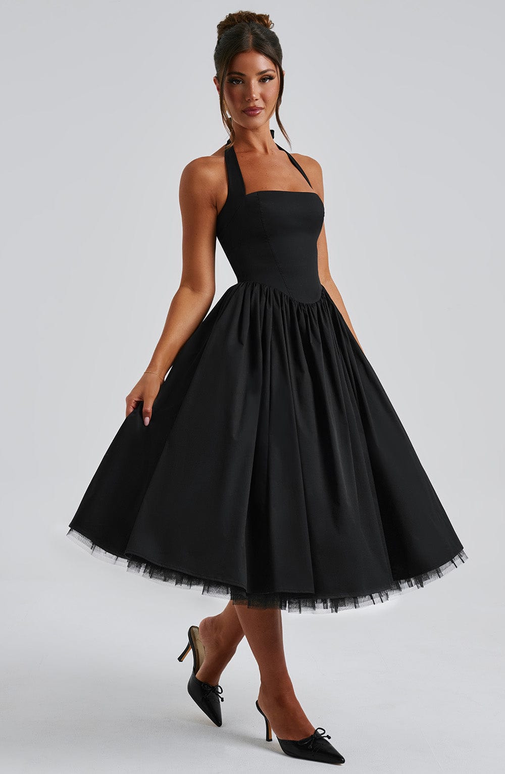 Elodie™ | Blush Halter Tee-Kleid