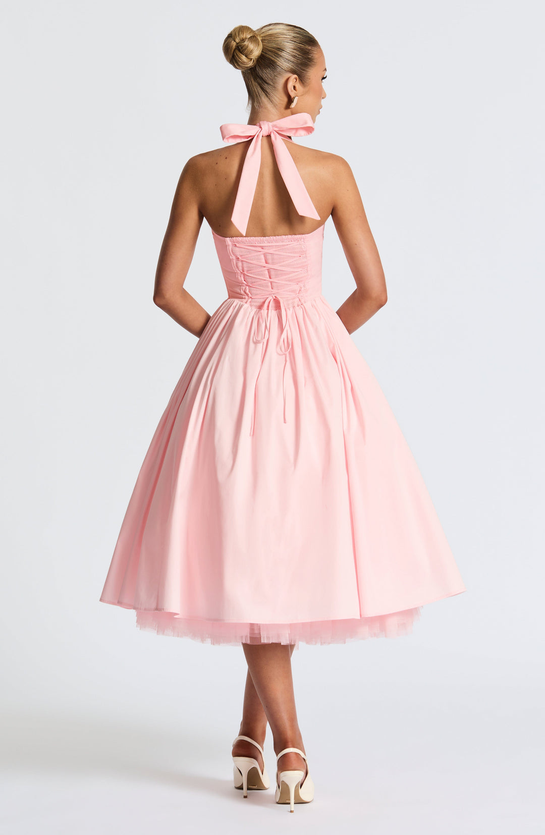 Elodie™ | Blush Halter Tee-Kleid
