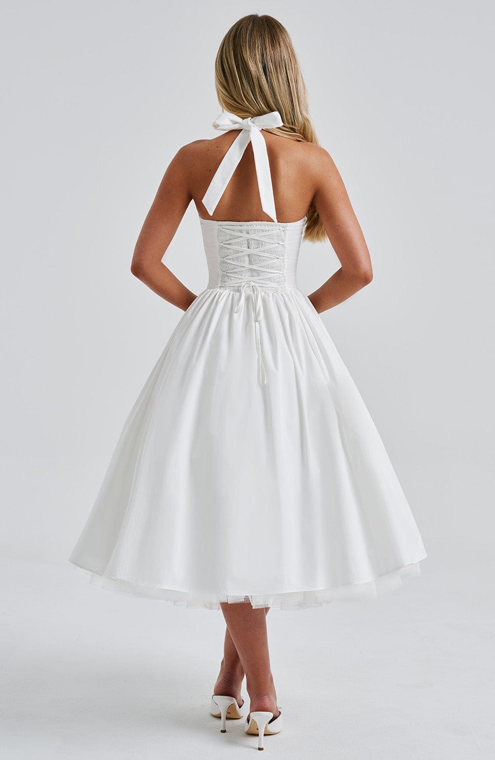 Elodie™ | Blush Halter Tee-Kleid