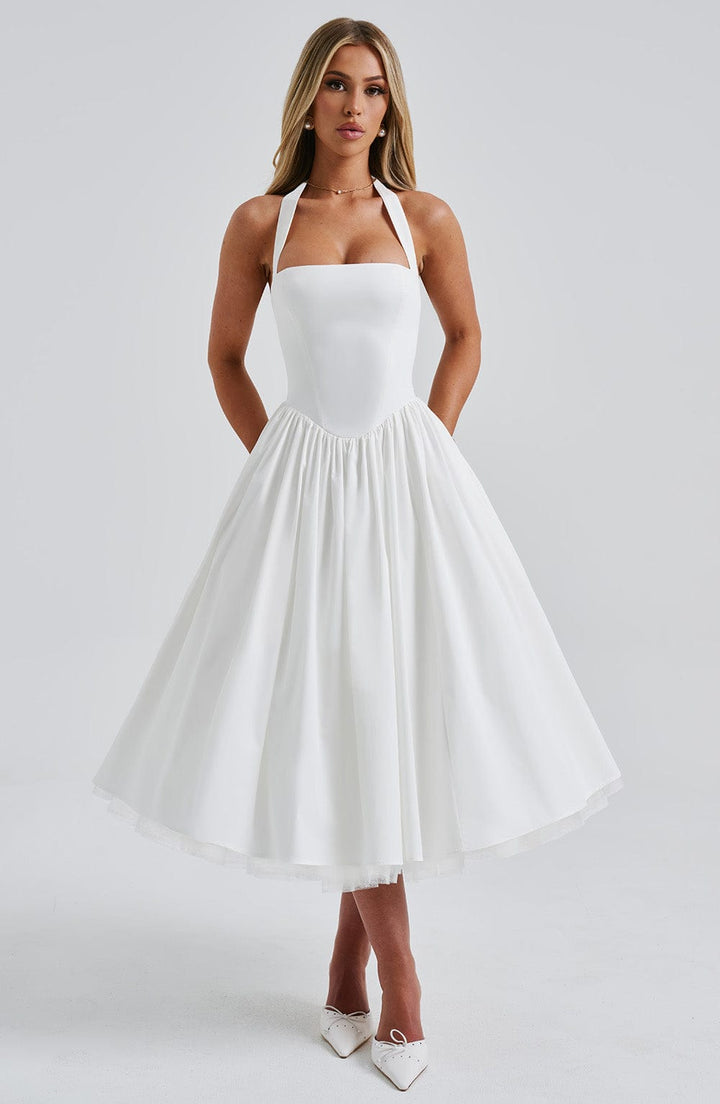 Elodie™ | Blush Halter Tee-Kleid