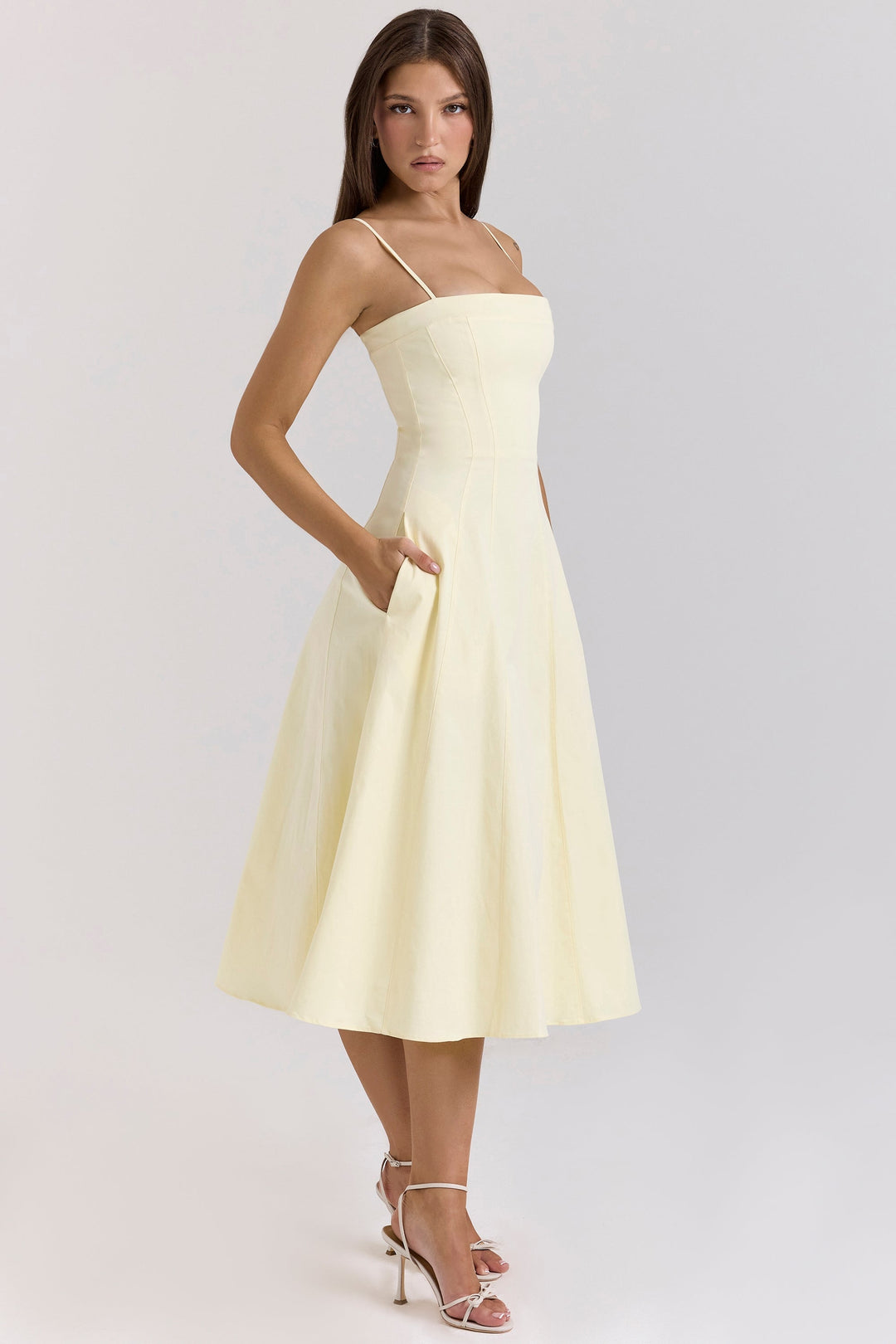 Dolly™ | Zitronen A-Linien Sommerkleid