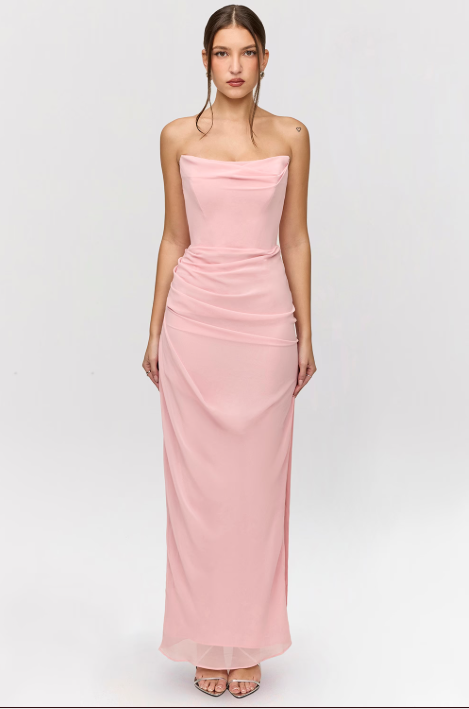 Pariel™ | Trägerloses Maxikleid