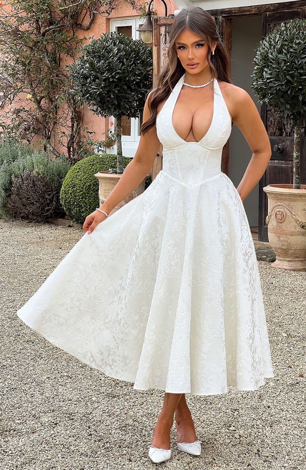 Catalina™ | Romantisches Midi-Kleid