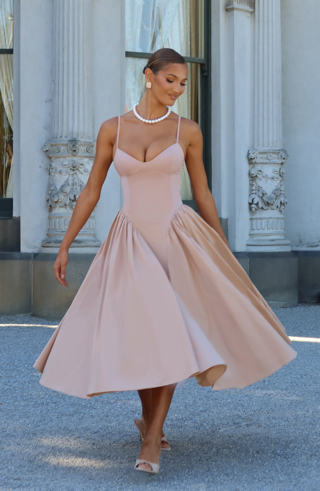 Luminara™ - Delune Midi Kleid