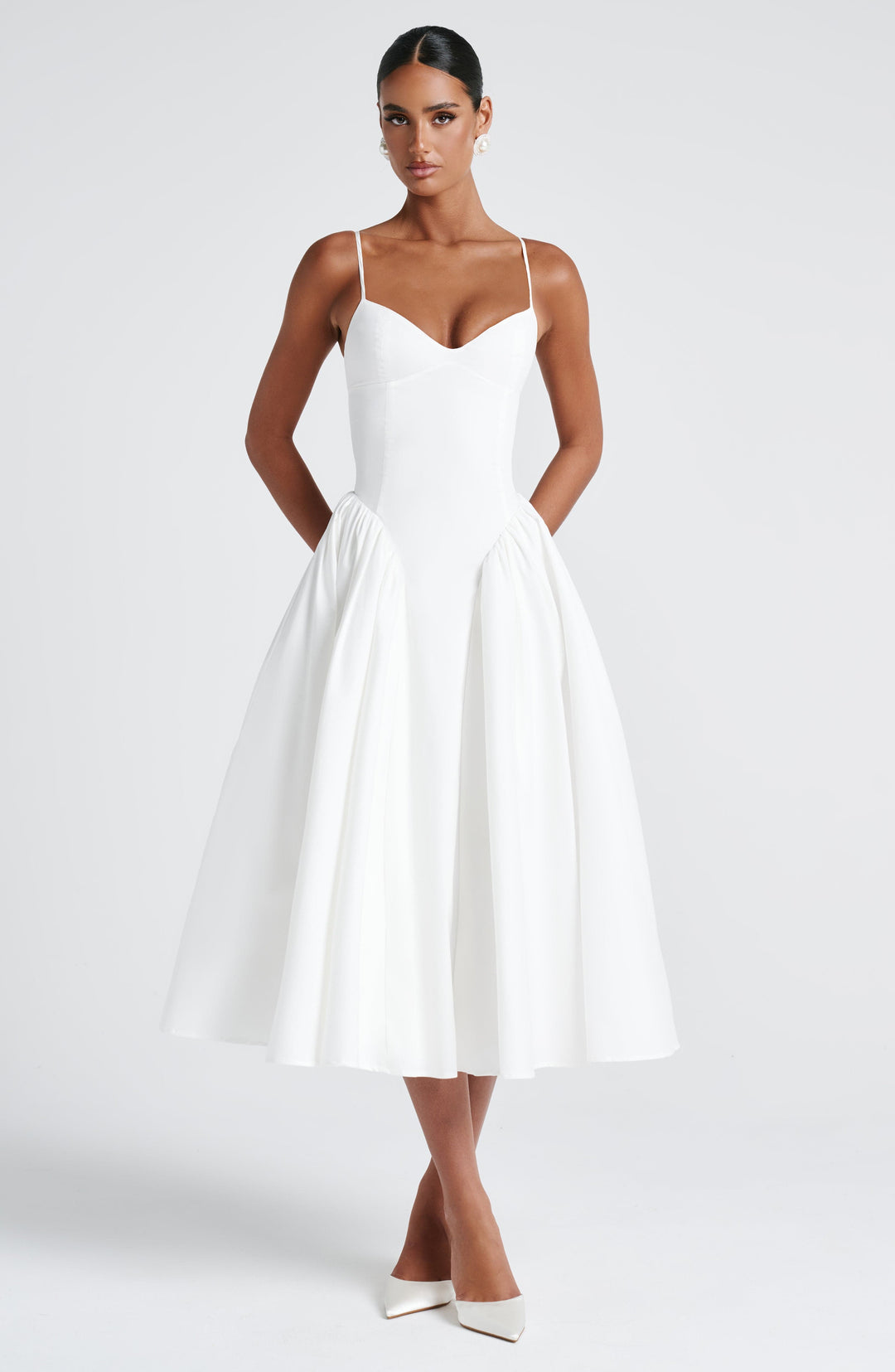 Luminara™ - Delune Midi Kleid