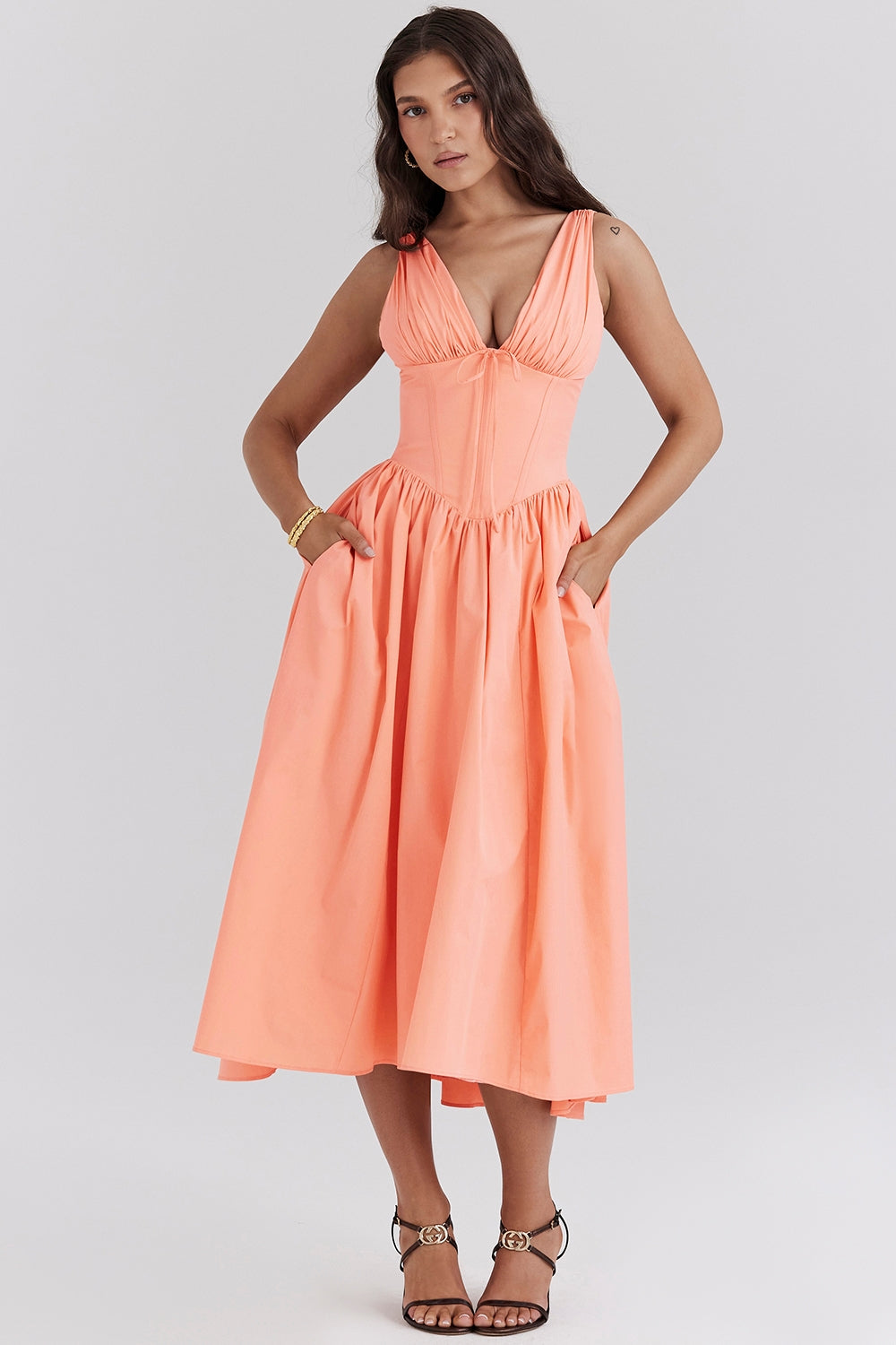 Lyra™ | Sonnenverwöhnter Korsett-Sommerkleid