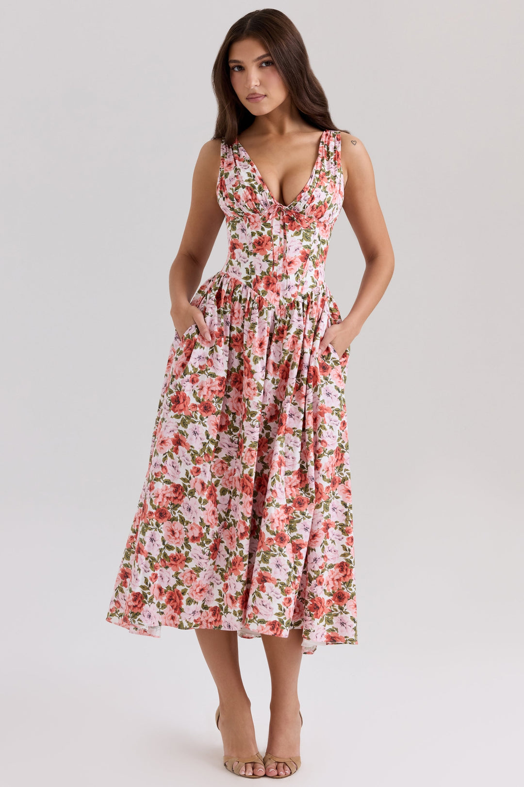 Lyra™ | Sonnenverwöhnter Korsett-Sommerkleid