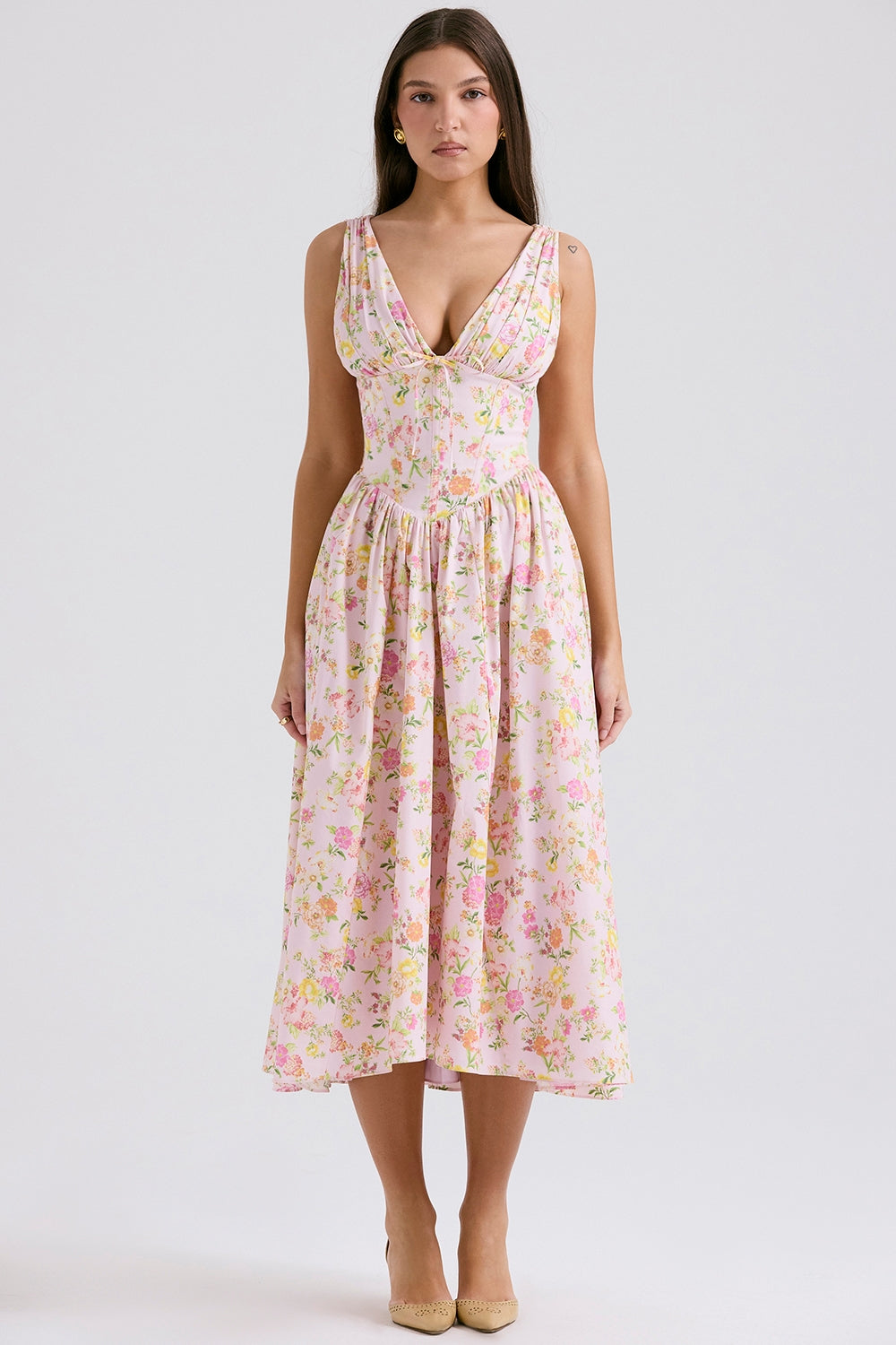 Lyra™ | Sonnenverwöhnter Korsett-Sommerkleid