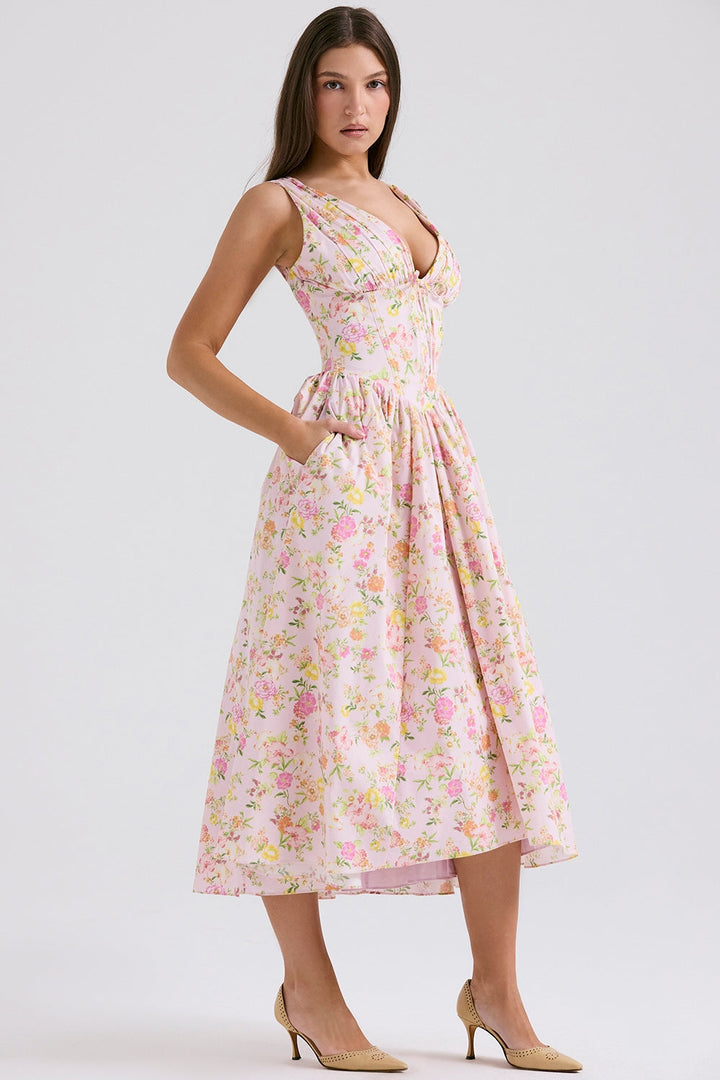 Lyra™ | Sonnenverwöhnter Korsett-Sommerkleid