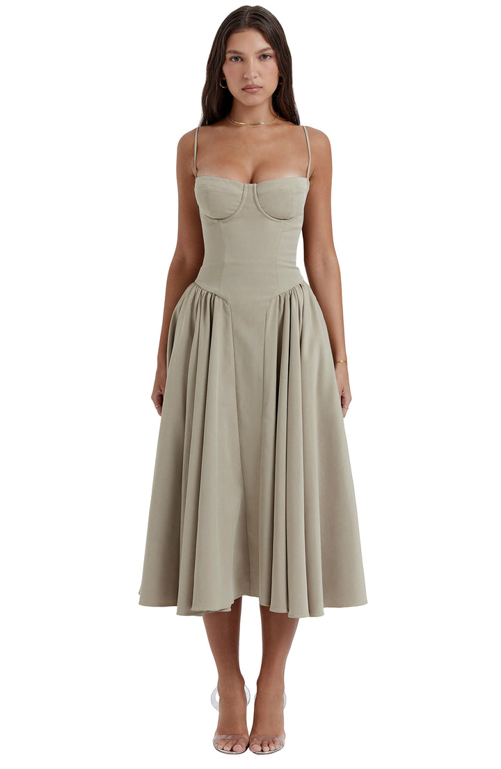 Elara™ | Charm Midi Kleid