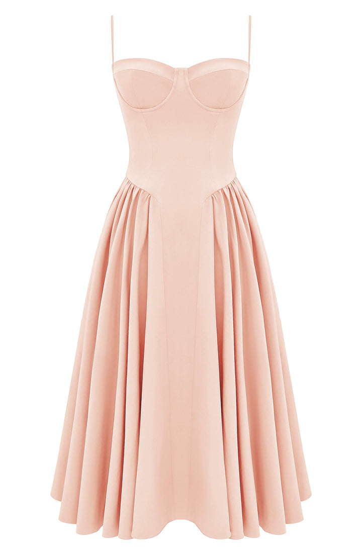 Elara™ | Charm Midi Kleid