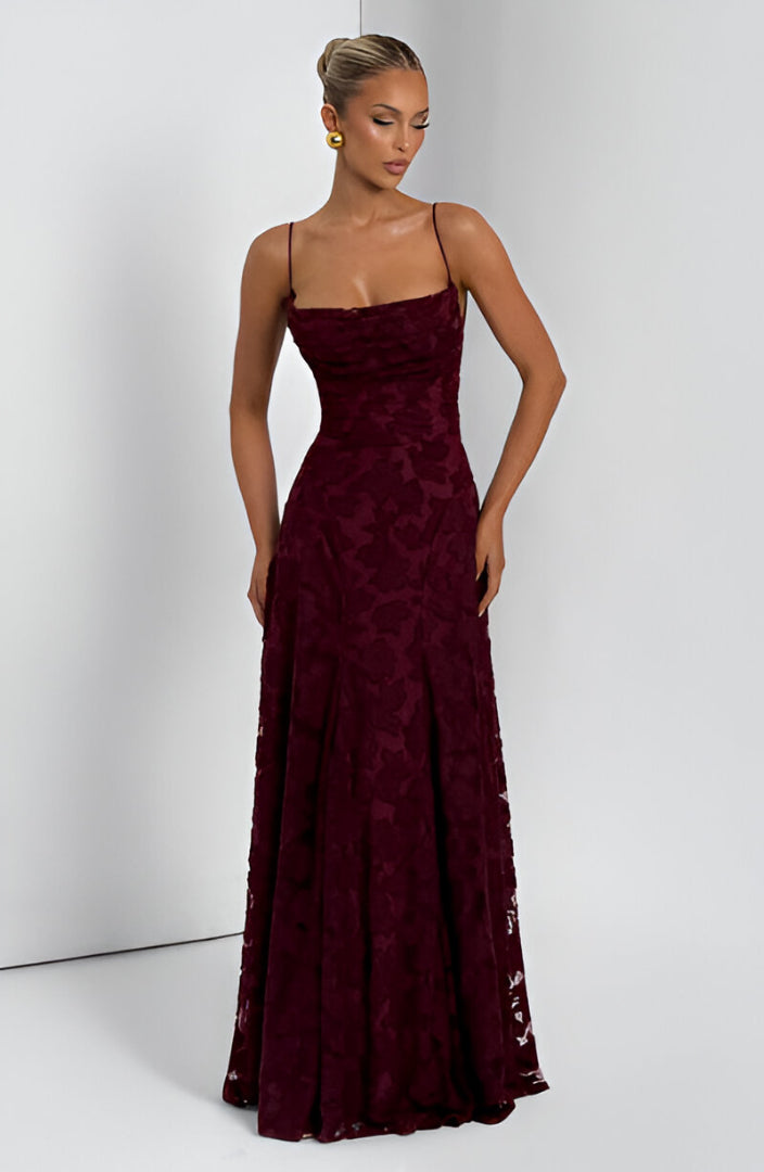 Francisa™ | Spitzen-Corsagen-Maxikleid
