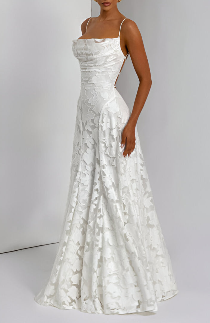 Francisa™ | Spitzen-Corsagen-Maxikleid