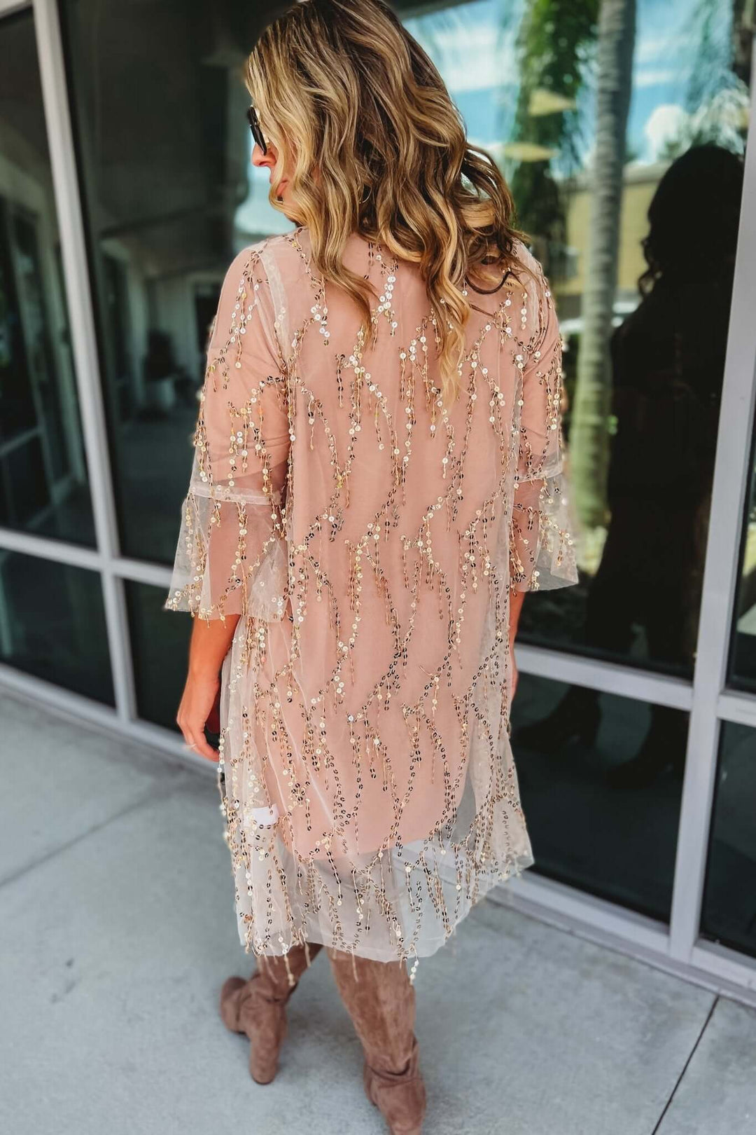 Omiryn™ | Partykimono mit Pailletten
