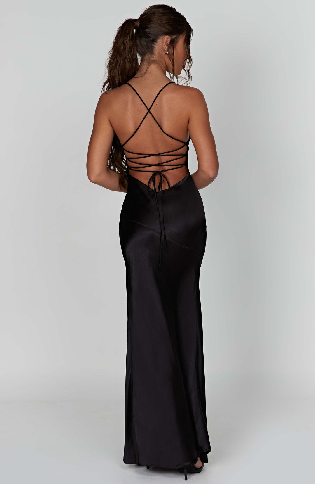 Meliva™ | Hochgeschnittenes Maxikleid