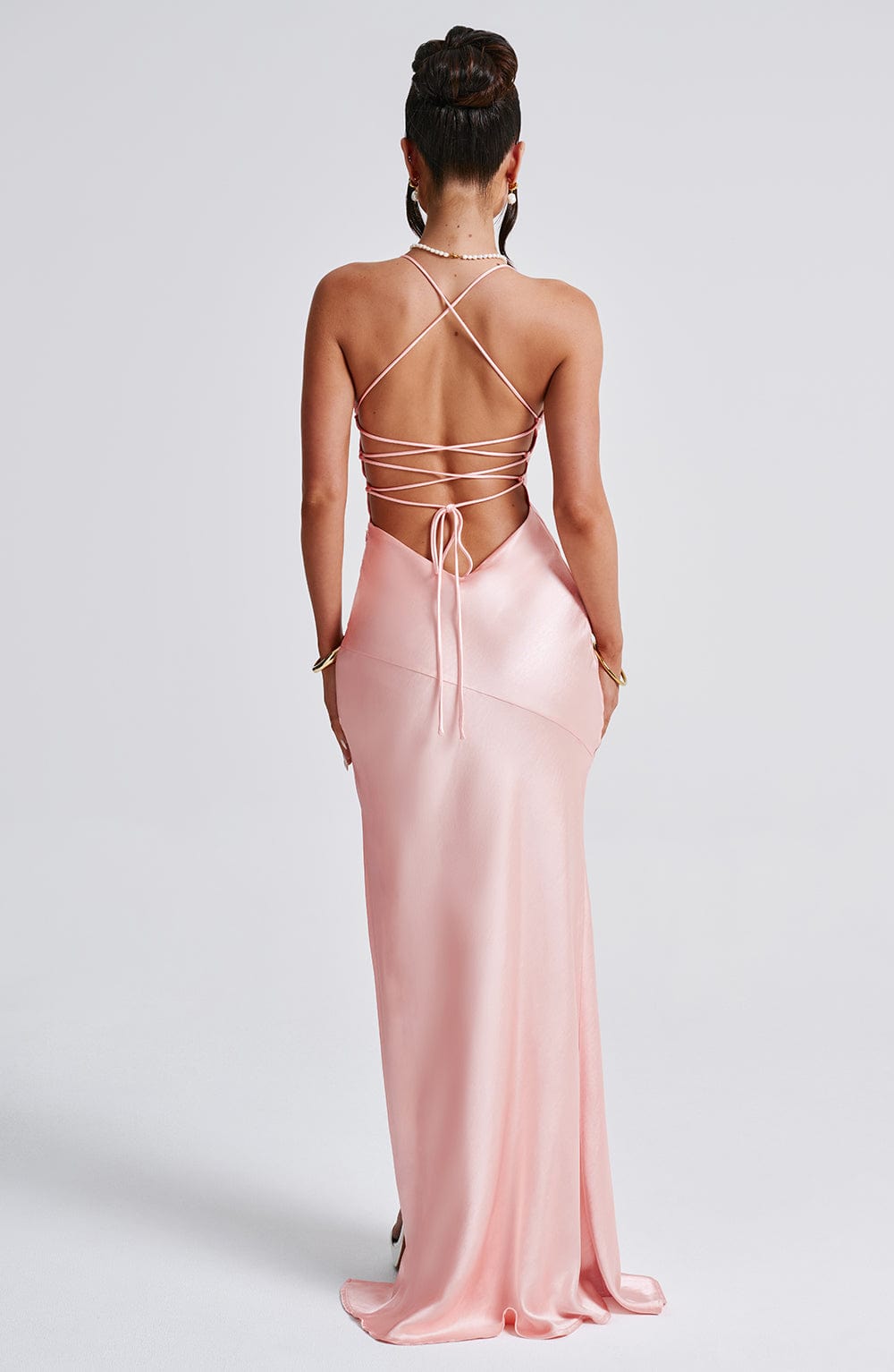 Meliva™ | Hochgeschnittenes Maxikleid