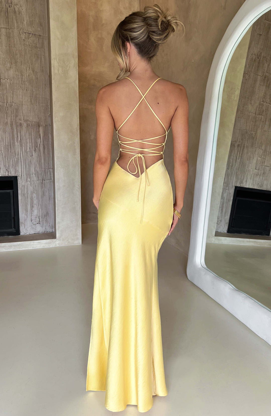 Meliva™ | Hochgeschnittenes Maxikleid