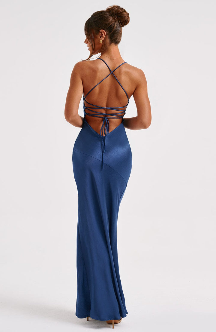 Meliva™ | Hochgeschnittenes Maxikleid
