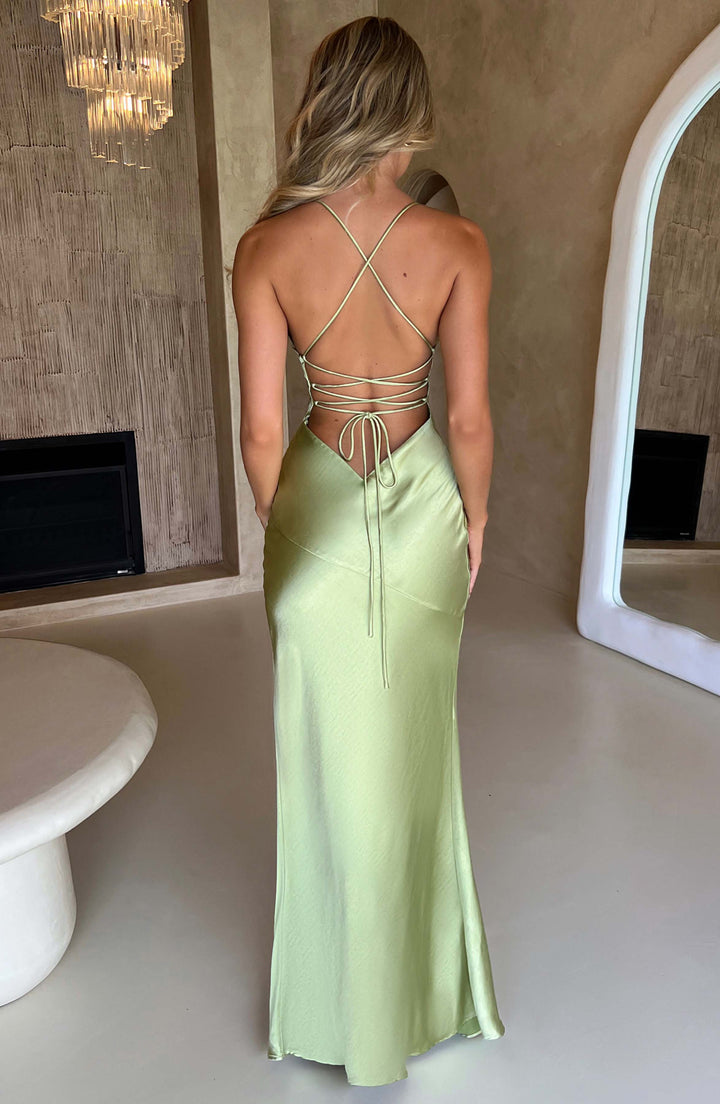 Meliva™ | Hochgeschnittenes Maxikleid