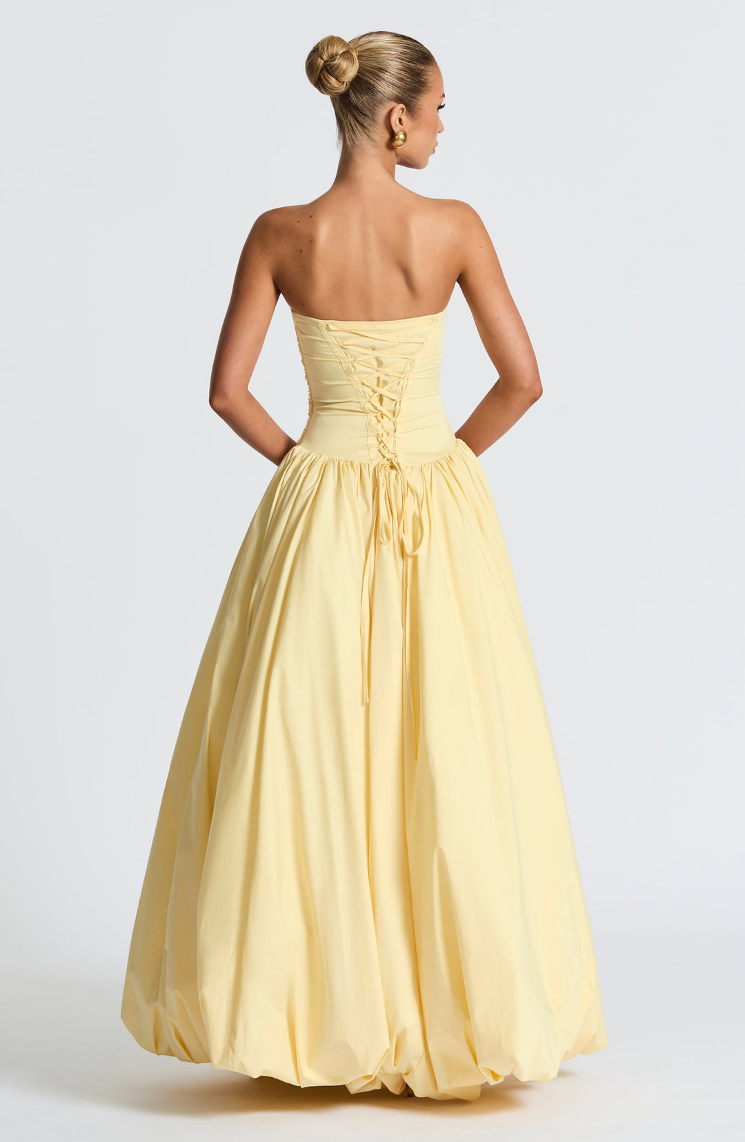 Sienna™ | Lemon Strapless Maxi Dress