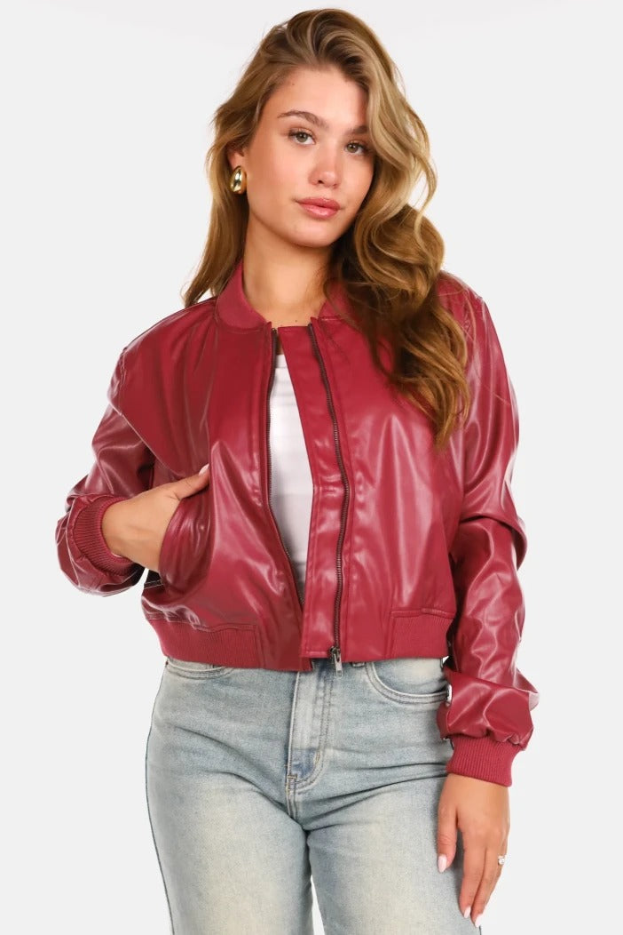 Azyra™ | Klassische Lederjacke