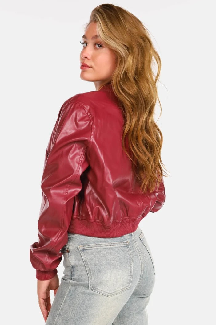 Azyra™ | Klassische Lederjacke