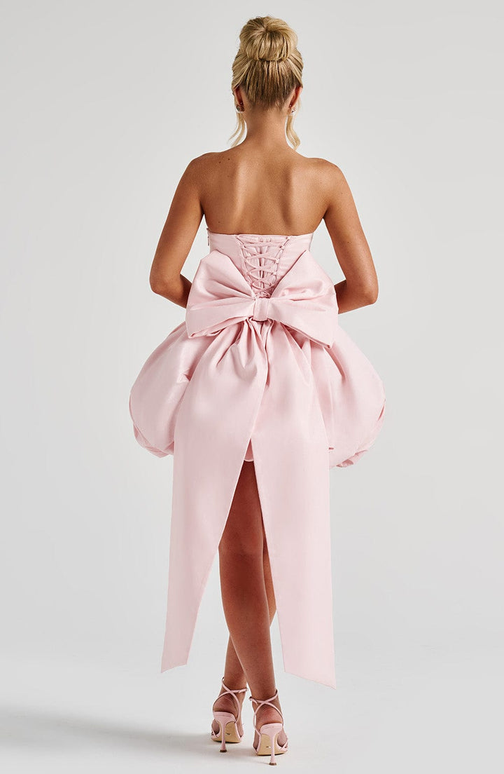 Nerina™ | Bogen-Rücken Bubble Mini Kleid