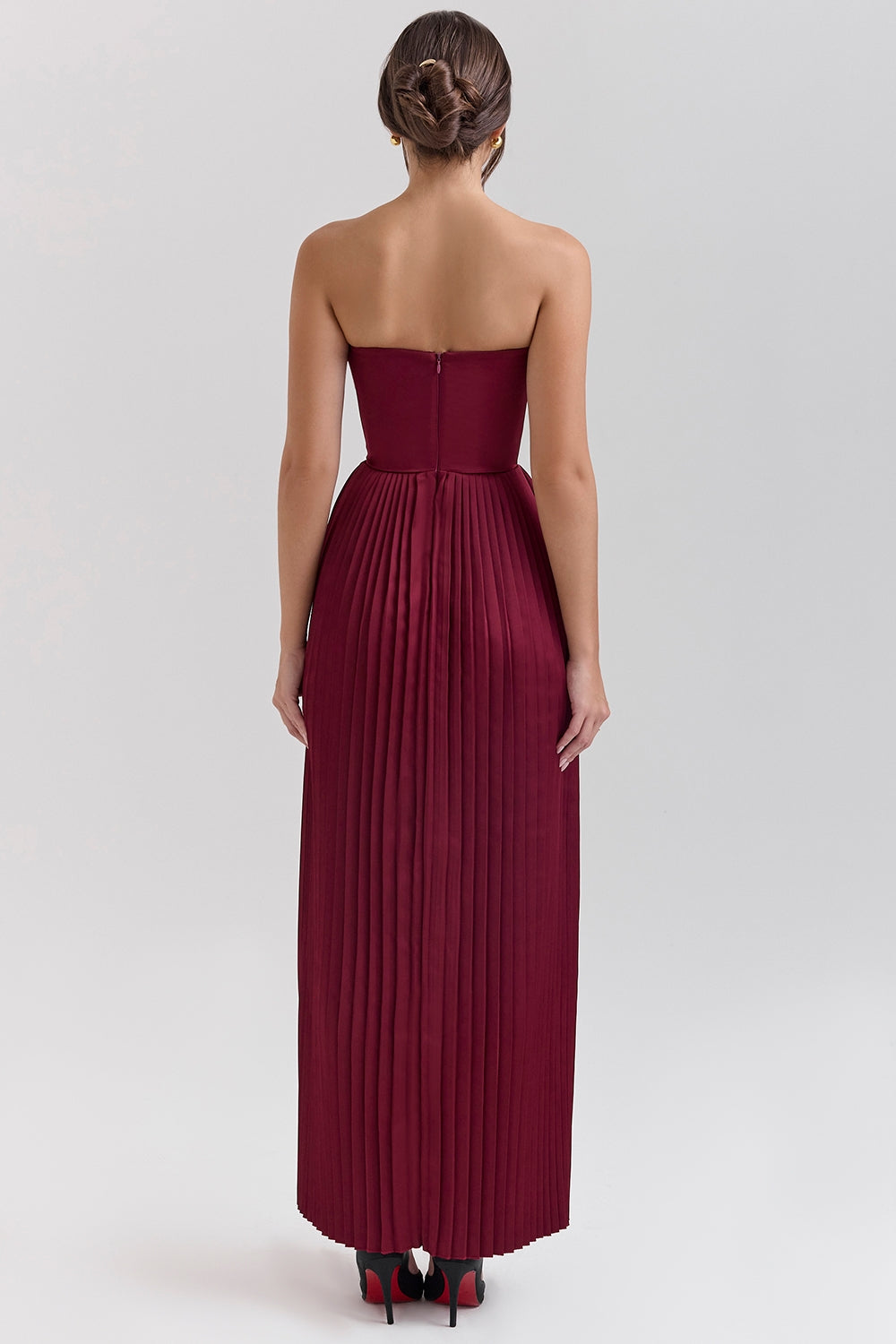 Orielle™ | Drape Bloom Maxi Kleid
