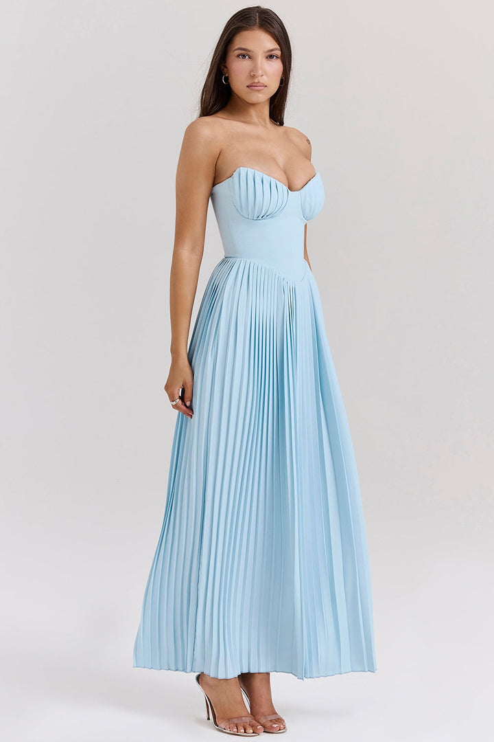 Orielle™ | Drape Bloom Maxi Kleid