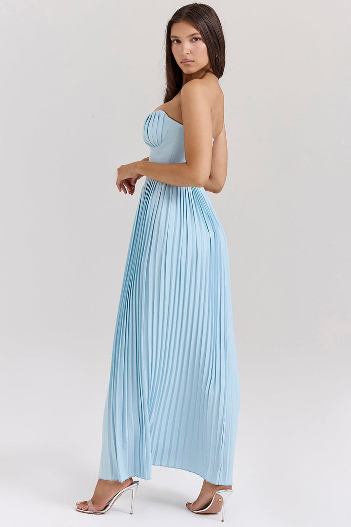 Orielle™ | Drape Bloom Maxi Kleid