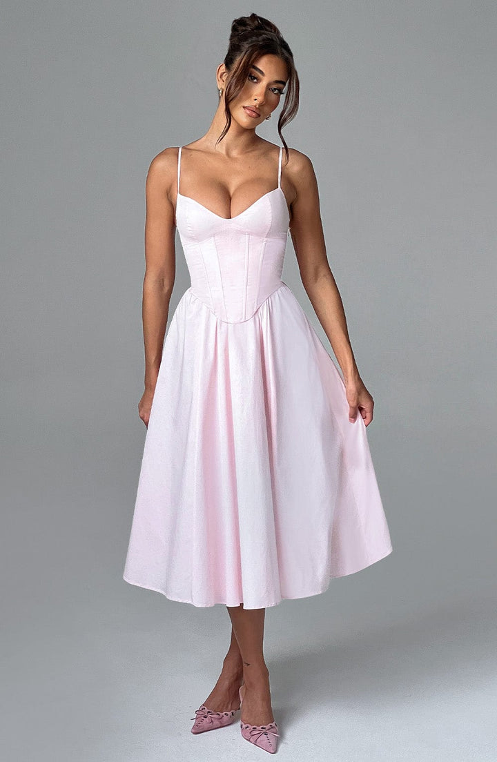 Grace™ | Korsett Midi Kleid