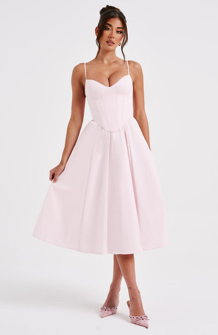 Grace™ | Korsett Midi Kleid