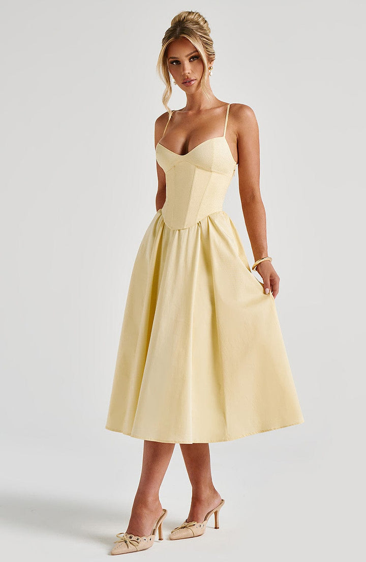 Grace™ | Korsett Midi Kleid