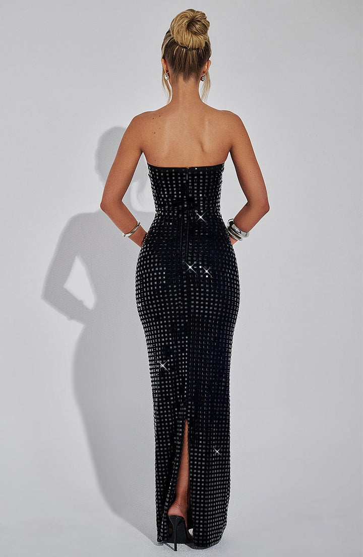 Aurelessa™ | Pailletten Maxikleid