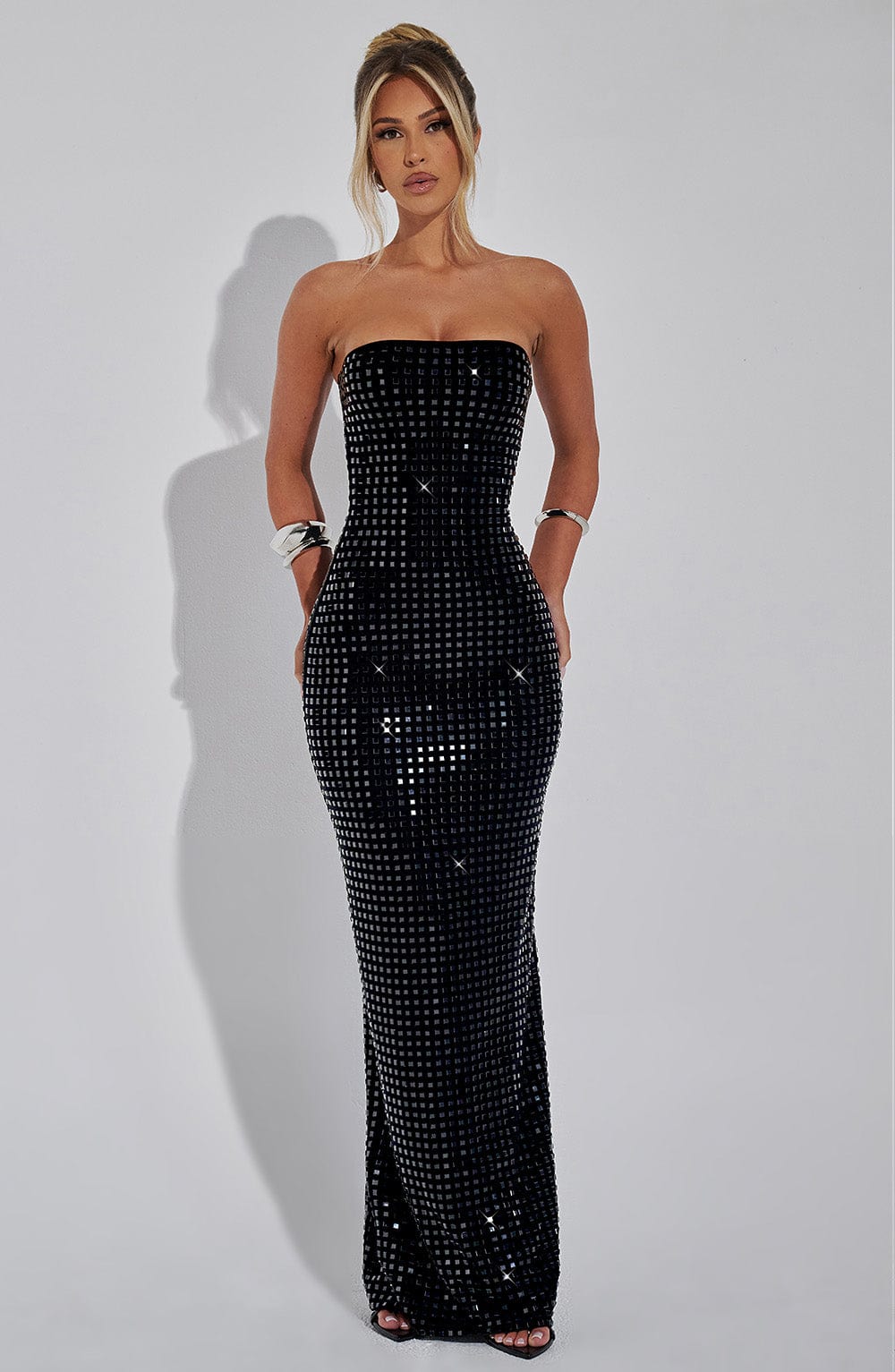 Aurelessa™ | Pailletten Maxikleid