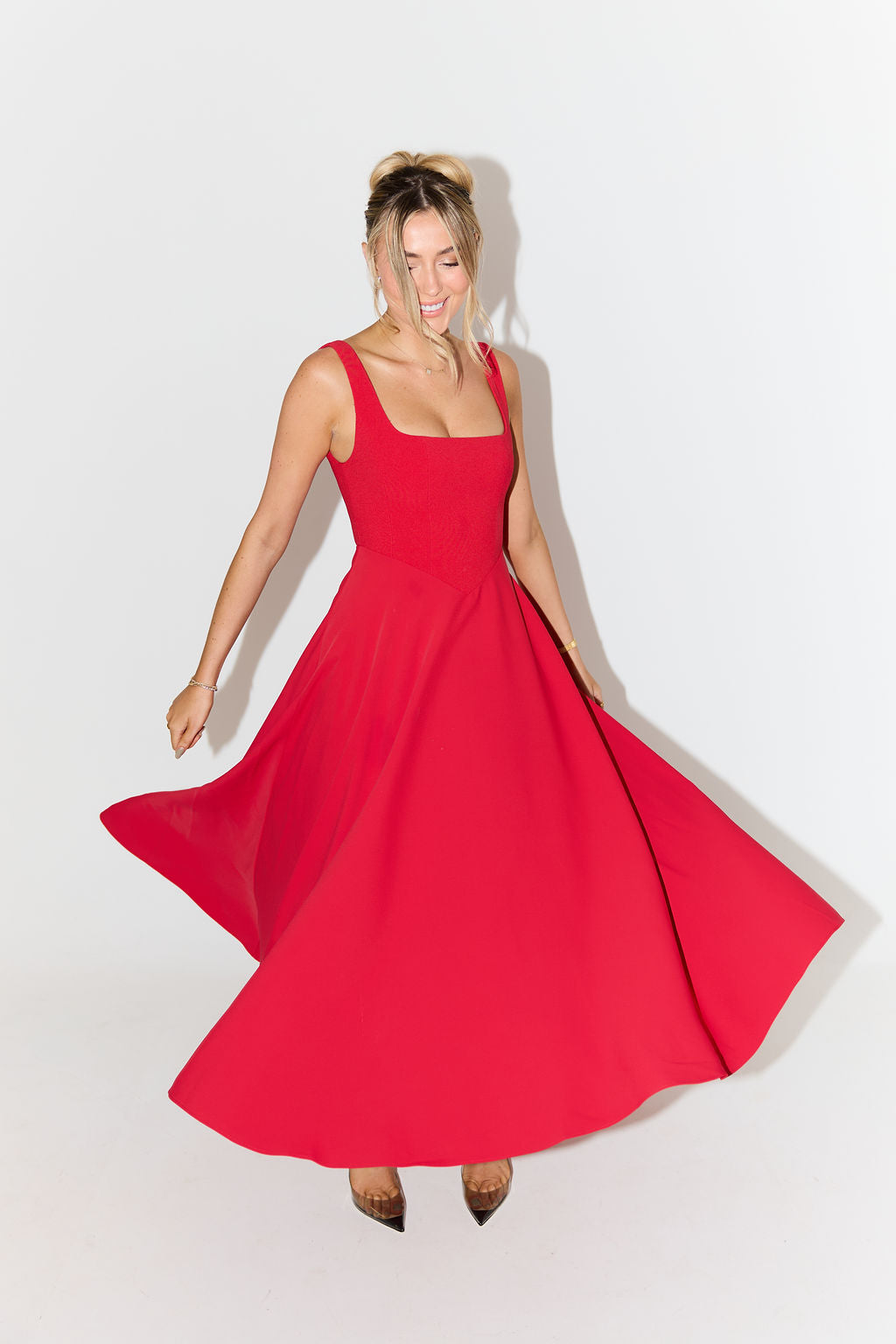 Amelia™ | Zeitloses Fließendes Midi-Kleid
