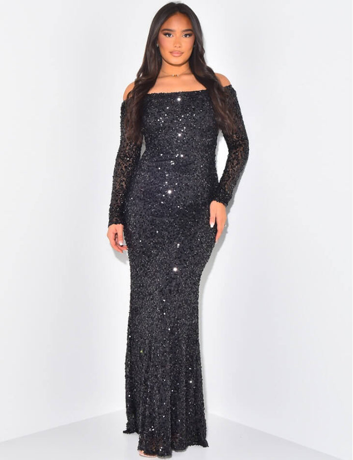 Reyora™ | Pailletten Kleid