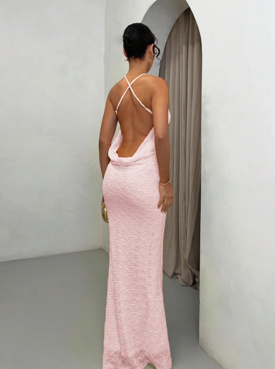 Yvette™ | Sunshine Lace Maxi-Kleid