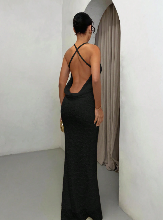 Yvette™ | Sunshine Lace Maxi-Kleid